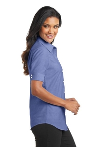 L659 - Port Authority Ladies Short Sleeve SuperPro Oxford Shirt