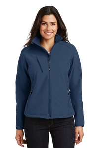 L705 - Port Authority Ladies Textured Soft Shell Jacket
