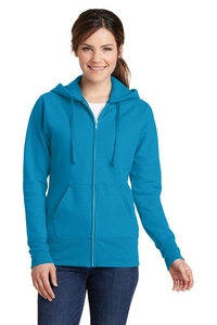 LPC78ZH - Port & Company Ladies Core Fleece Full-Zip Hooded Sweatshirt