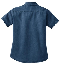 LSP11 - Port & Company Ladies Short Sleeve Value Denim Shirt
