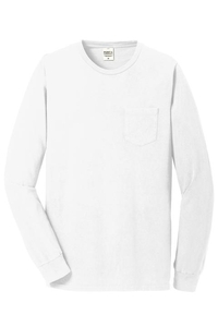 PC099LSP - Port & Company Pigment Dyed Long Sleeve Pocket Tee