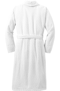 R103 - Port Authority Checkered Terry Shawl Collar Robe