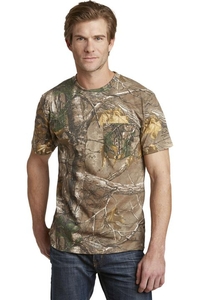 S021R - Russell Outdoors - Realtree Explorer 100% Cotton T-Shirt with Pocket