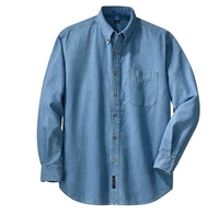 SP10 - Port & Company - Long Sleeve Value Denim Shirt