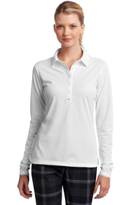 545322 - Nike Golf Ladies Long Sleeve Dri-FIT Stretch Tech Polo