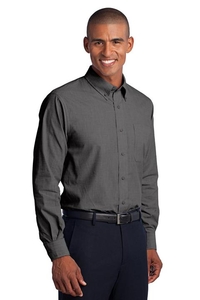 TLS640 - Port Authority Tall Crosshatch Easy Care Shirt