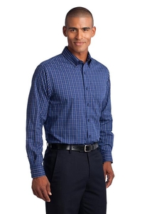TLS642 - Port Authority Tall Tattersall Easy Care Shirt