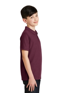 Y500 - Port Authority Youth Silk Touch Polo.  Y500