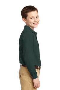 Y500LS - Port Authority® Youth Long Sleeve Silk Touch Polo