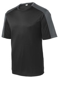 YST354 - Sport-Tek Youth PosiCharge Competitor Sleeve-Blocked Tee