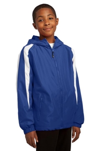 YST81 - Sport-Tek Youth Fleece-Lined Colorblock Jacket