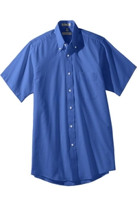 1925 - Edwards Men's Short Sleeve Pinpoint Oxford Shirt