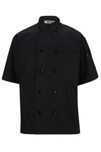 3306 - Edwards Men's 10 Button Short Sleeve Chef Coat