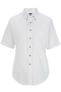 5230 - Edwards Ladies' Short Sleeve Easy Care Poplin Shirt