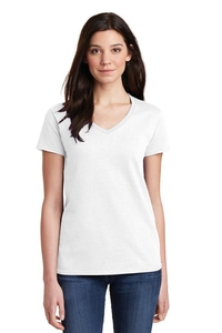 5V00L - Gildan Ladies Heavy Cotton 100% Cotton V-Neck T-Shirt