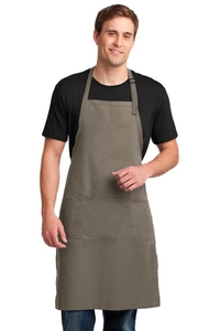 A700 - Port Authority Easy Care Extra Long Bib Apron with Stain Release