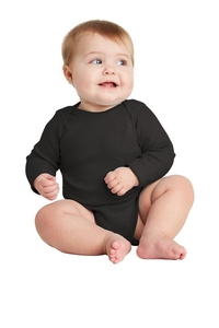 RS4411 - Rabbit Skins Infant Long Sleeve Baby Rib Bodysuit