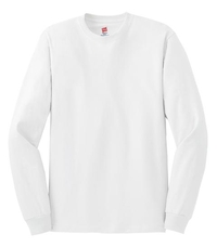 5586 - Hanes - Tagless 100% Cotton Long Sleeve T-Shirt.  5586