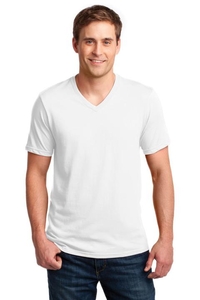 982 - Anvil 100% Combed Ring Spun Cotton V Neck T Shirt