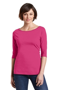 DM107L - District Women's Perfect Weight 3/4 Sleeve Tee