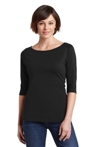 DM107L - District Women's Perfect Weight 3/4 Sleeve Tee