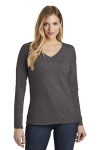 DT6201 - District Women's Very Important Tee Long Sleeve V Neck