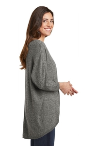 LSW416 - Port Authority Ladies Marled Cocoon Sweater