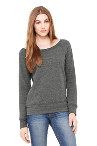BC7501 - BELLA + CANVAS Women's Sponge Fleece Wide Neck Sweatshirt