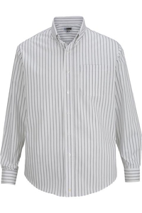 1983 - Edwards Men's Double Stripe Dress Poplin Shirt