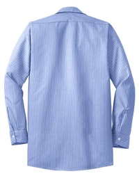 CS10LONG - Red Kap Long Size  Long Sleeve Striped Industrial Work Shirt