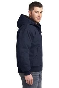 CSJ41 - CornerStone Washed Duck Cloth Insulated Hooded Work Jacket