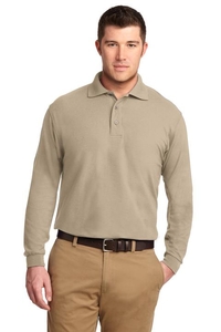K500LS - Port Authority Silk Touch Long Sleeve Polo.  K500LS