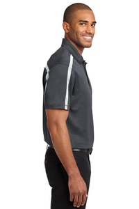 K547 - Port Authority Silk Touch Performance Colorblock Stripe Polo