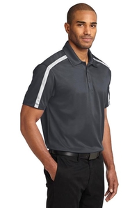 K547 - Port Authority Silk Touch Performance Colorblock Stripe Polo