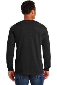 2410 - Gildan - Ultra Cotton 100% Cotton Long Sleeve T-Shirt with Pocket.  2410