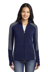 L230 - Port Authority Ladies Colorblock Microfleece Jacket