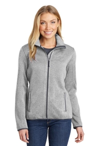 L232 - Port Authority Ladies Sweater Fleece Jacket