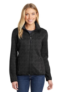 L232 - Port Authority Ladies Sweater Fleece Jacket