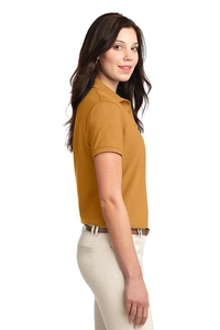 L500 - Port Authority® Ladies Silk Touch Polo.