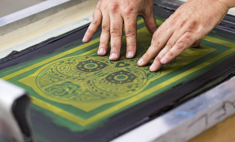 Example of Don's screen printing