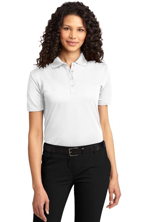 L525 - Port Authority Ladies Dry Zone Ottoman Polo. L525