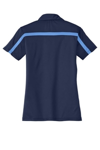 L547 - Port Authority Ladies Silk Touch Performance Colorblock Stripe Polo