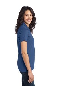 L555 - Port Authority Ladies Stretch Pique Polo