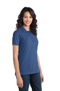 L555 - Port Authority Ladies Stretch Pique Polo