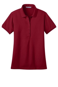 L555 - Port Authority Ladies Stretch Pique Polo