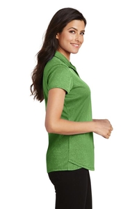 L576 - Port Authority Ladies Trace Heather Polo