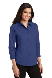 L612 - Port Authority Ladies 3/4-Sleeve Easy Care Shirt