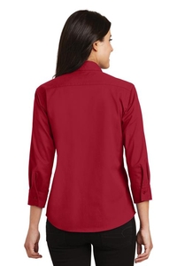 L612 - Port Authority Ladies 3/4-Sleeve Easy Care Shirt