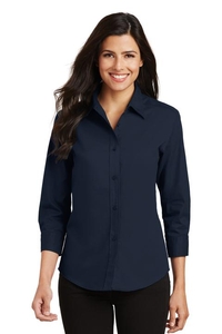 L612 - Port Authority Ladies 3/4-Sleeve Easy Care Shirt