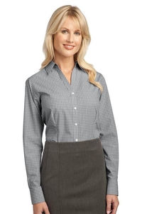 L639 - Port Authority Ladies Plaid Pattern Easy Care Shirt